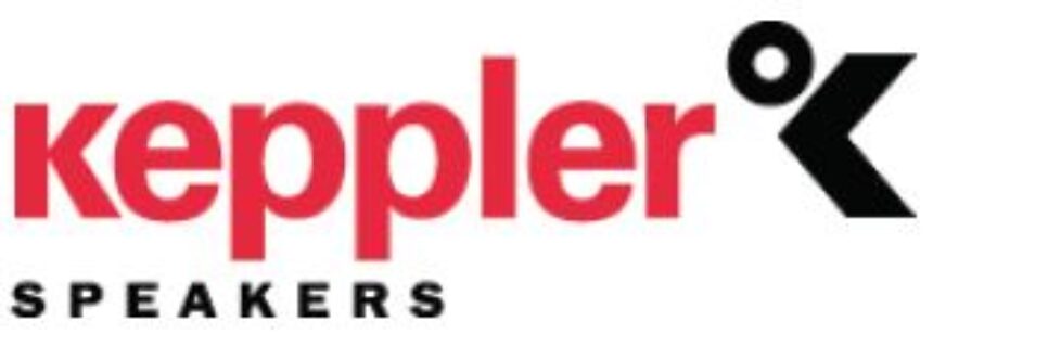 A red and white logo for the company kaplan